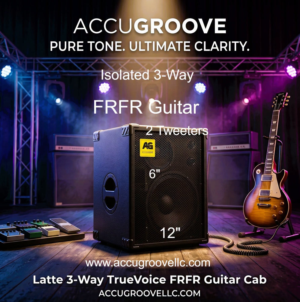 AccuGroove Latte+ FRFR Guitar Cabinet – AccuGrooveLLC