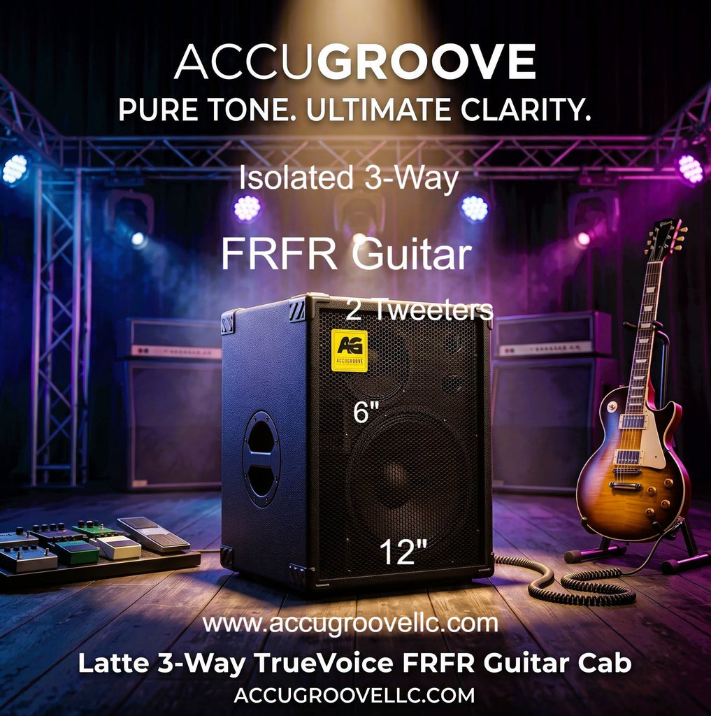 AccuGroove Latte+ FRFR Guitar Cabinet – AccuGrooveLLC