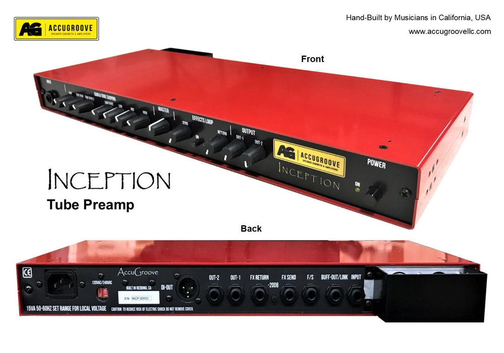 AccuGroove Inception Bass Tube Preamp